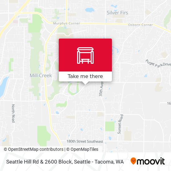 Mapa de Seattle Hill Rd & 2600 Block