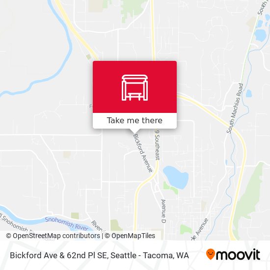Bickford Ave & 62nd Pl SE map
