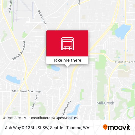 Ash Way & 135th St SW map