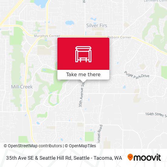 Mapa de 35th Ave SE & Seattle Hill Rd