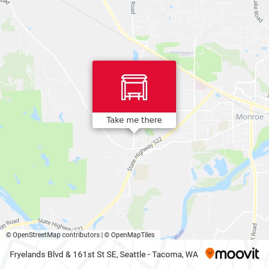 Fryelands Blvd & 161st St SE map