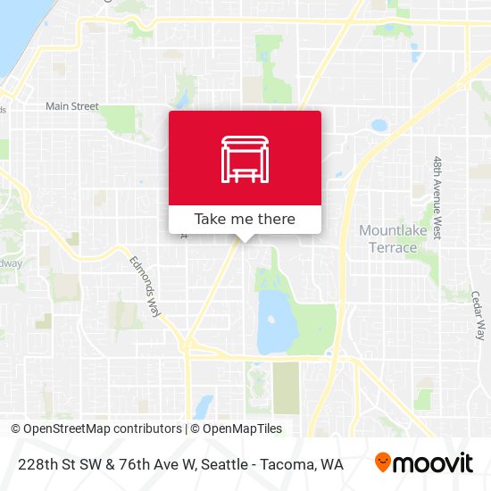 228th St SW & 76th Ave W map