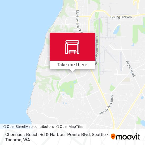 Mapa de Chennault Beach Rd & Harbour Pointe Blvd