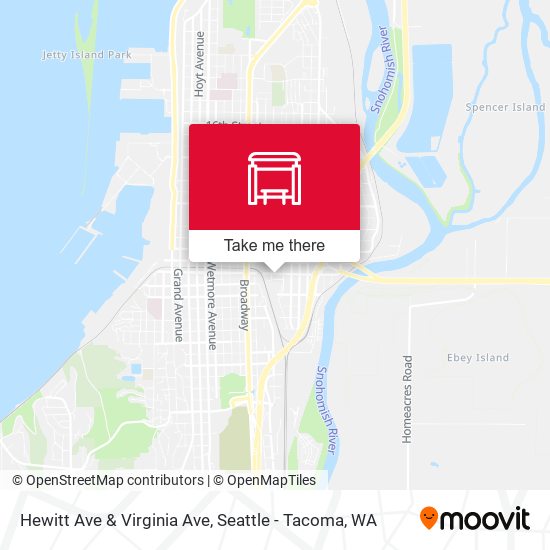 Hewitt Ave & Virginia Ave map