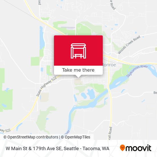 W Main St & 179th Ave SE map