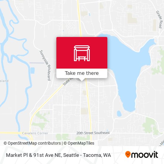 Market Pl & 91st Ave NE map