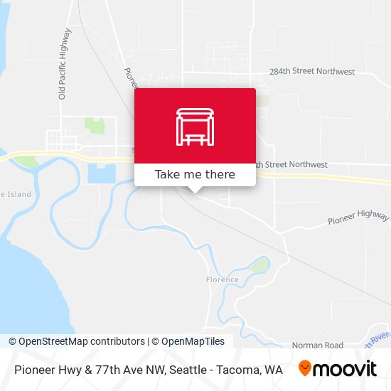 Pioneer Hwy & 77th Ave NW map
