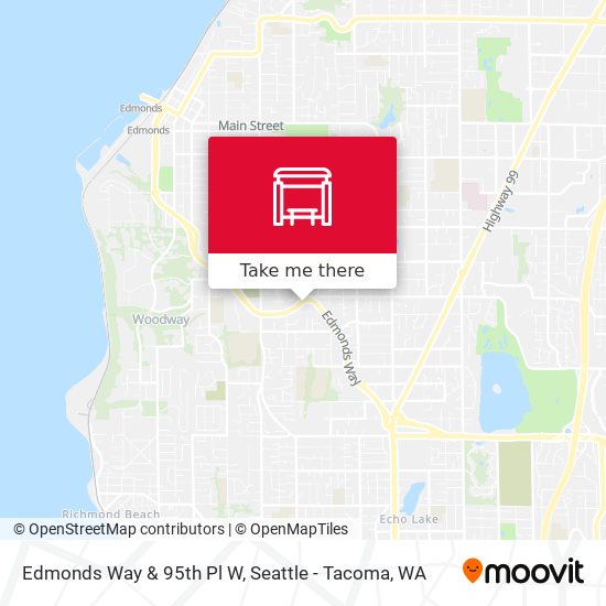 Edmonds Way & 95th Pl W map