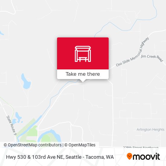 Mapa de Hwy 530 & 103rd Ave NE