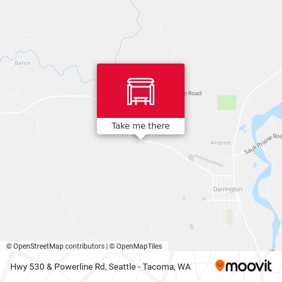 Hwy 530 & Powerline Rd map