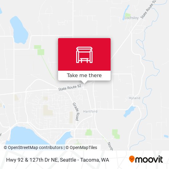 Hwy 92 & 127th Dr NE map