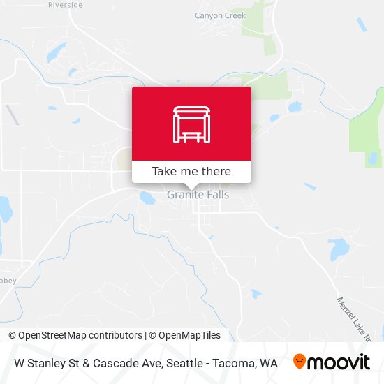 W Stanley St & Cascade Ave map