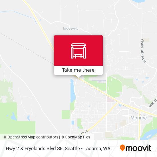 Hwy 2 & Fryelands Blvd SE map