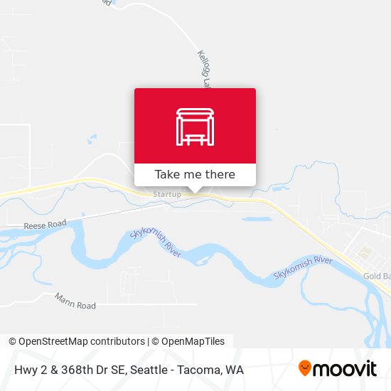 Hwy 2 & 368th Dr SE map