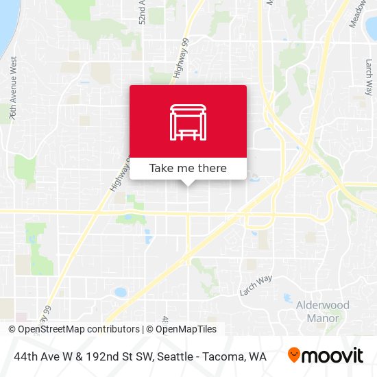 Mapa de 44th Ave W & 192nd St SW