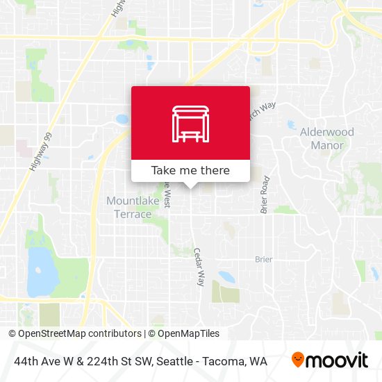 Mapa de 44th Ave W & 224th St SW