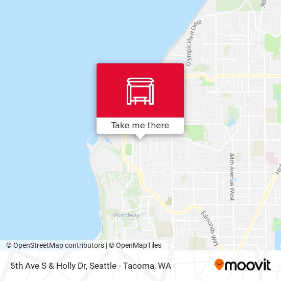 Mapa de 5th Ave S & Holly Dr