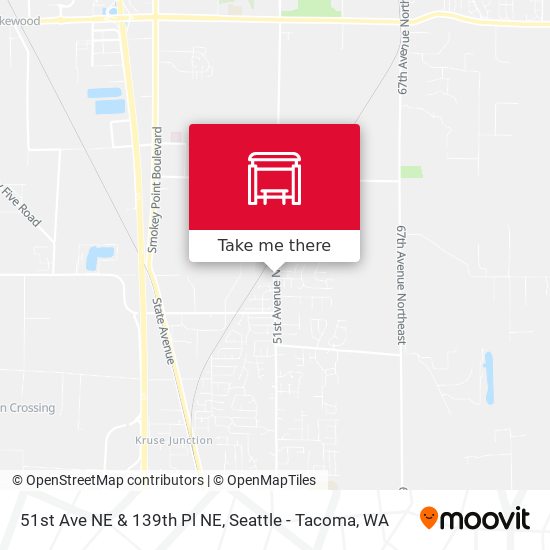 Mapa de 51st Ave NE & 139th Pl NE