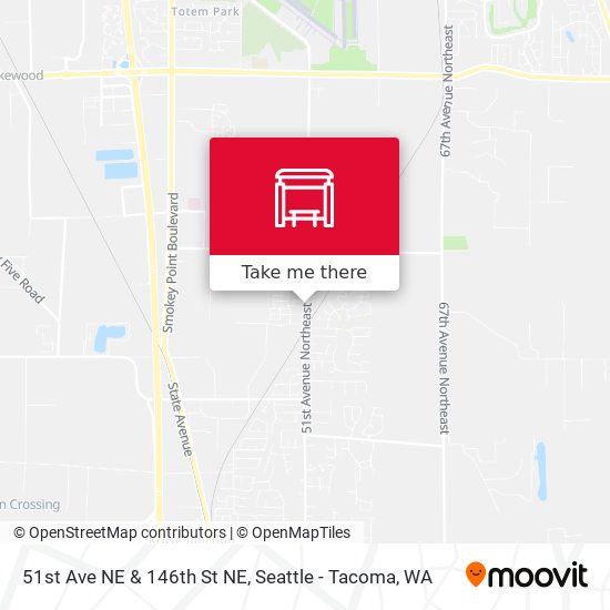 Mapa de 51st Ave NE & 146th St NE