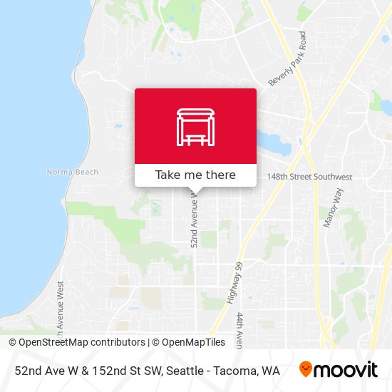 Mapa de 52nd Ave W & 152nd St SW