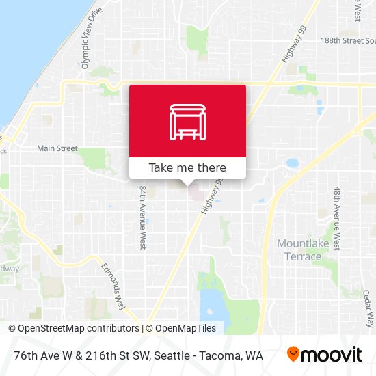 Mapa de 76th Ave W & 216th St SW