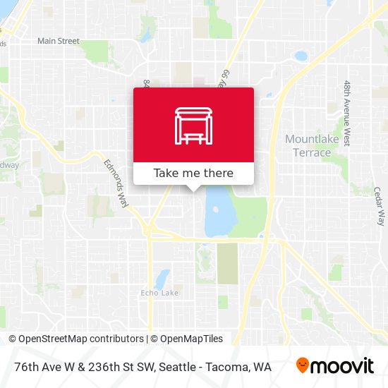 76th Ave W & 236th St SW map