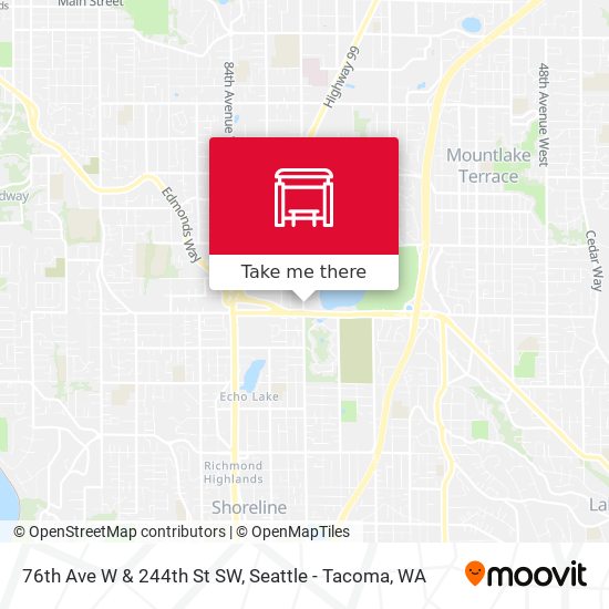 Mapa de 76th Ave W & 244th St SW