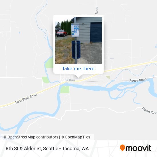 Mapa de 8th St & Alder St