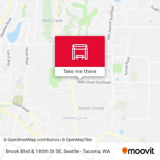 Mapa de Brook Blvd & 180th St SE