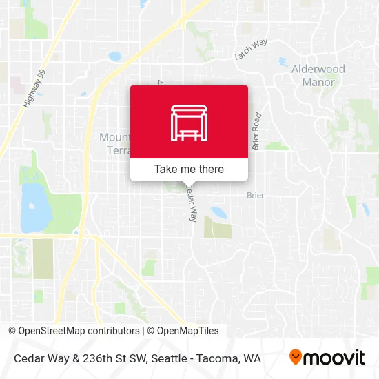 Cedar Way & 236th St SW map