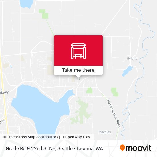 Grade Rd & 22nd St NE map