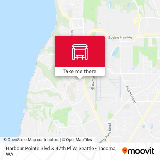 Harbour Pointe Blvd & 47th Pl W map