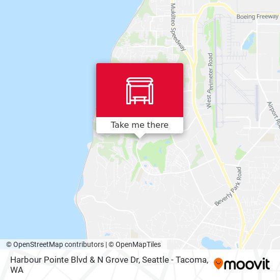 Mapa de Harbour Pointe Blvd & N Grove Dr