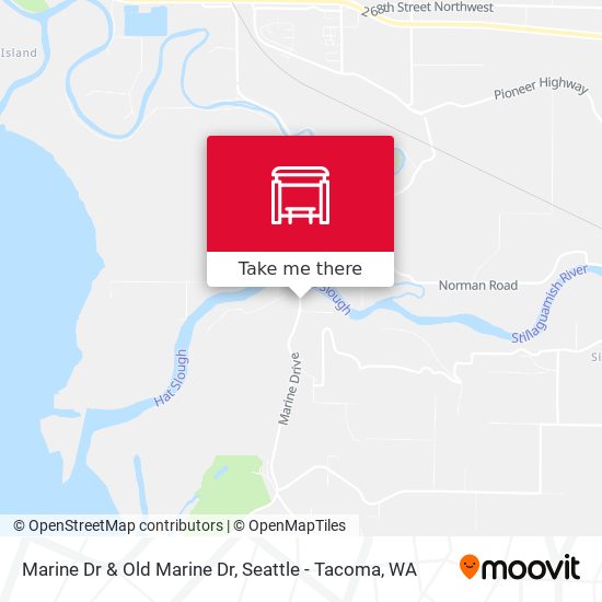 Marine Dr & Old Marine Dr map