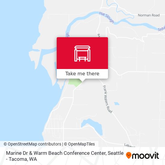Marine Dr & Warm Beach Conference Center map