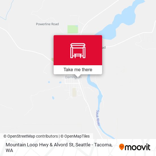 Mountain Loop Hwy & Alvord St map