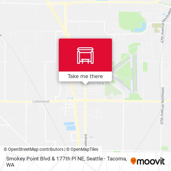 Mapa de Smokey Point Blvd & 177th Pl NE