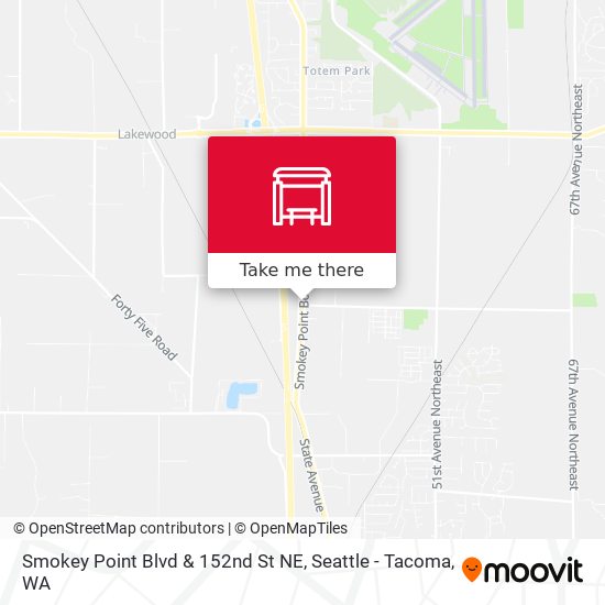 Smokey Point Blvd & 152nd St NE map