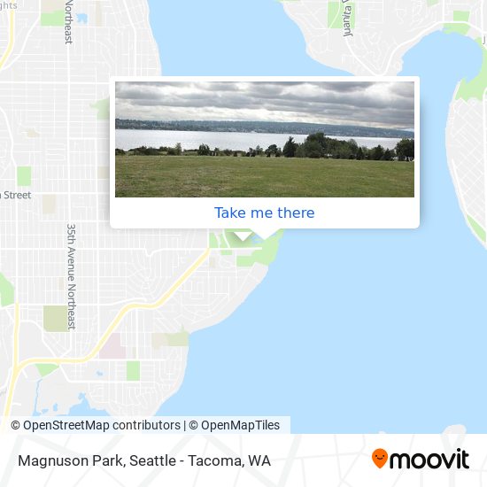 Magnuson Park map