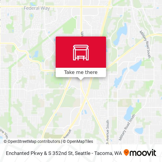 Enchanted Pkwy & S 352nd St map