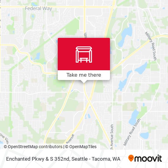 Enchanted Pkwy & S 352nd map