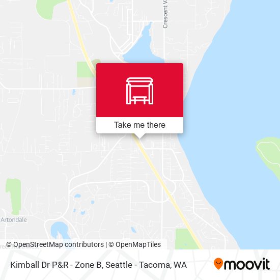 Kimball Dr P&R - Zone B map