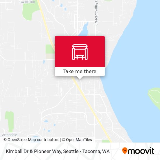 Kimball Dr & Pioneer Way map