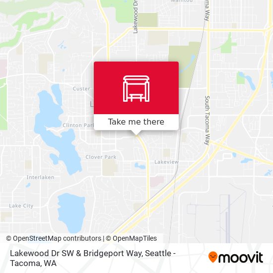 Mapa de Lakewood Dr SW & Bridgeport Way