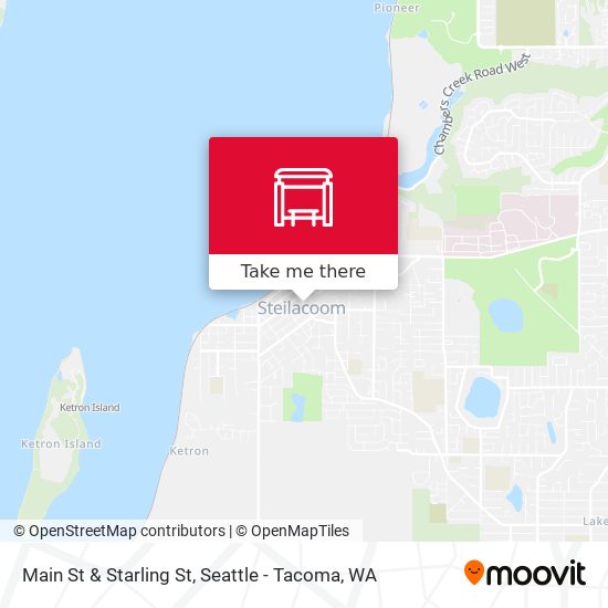 Main St & Starling St map