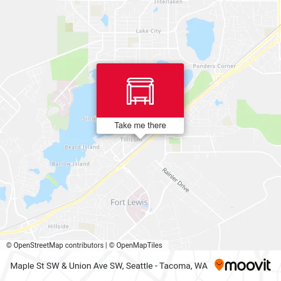 Maple St SW & Union Ave SW map