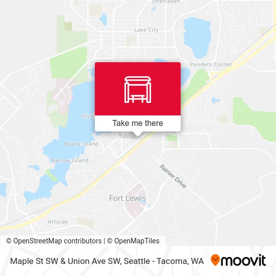 Maple St SW & Union Ave SW map