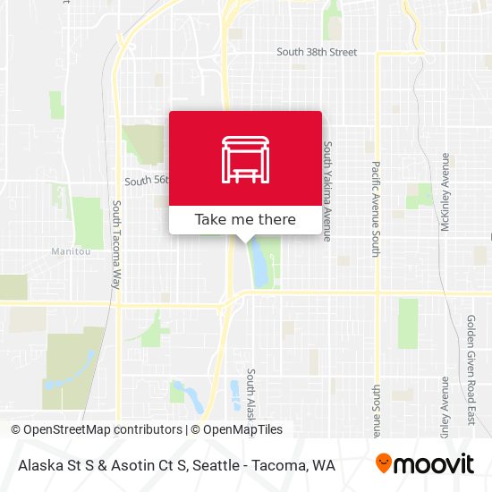 Mapa de Alaska St S & Asotin Ct S