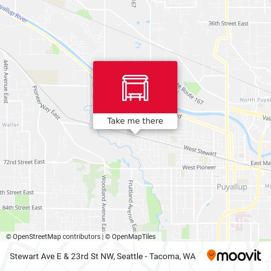 Stewart Ave E & 23rd St NW map