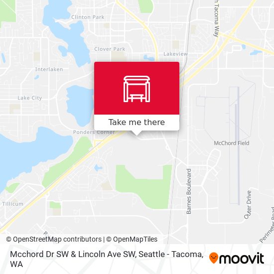 Mcchord Dr SW & Lincoln Ave SW map